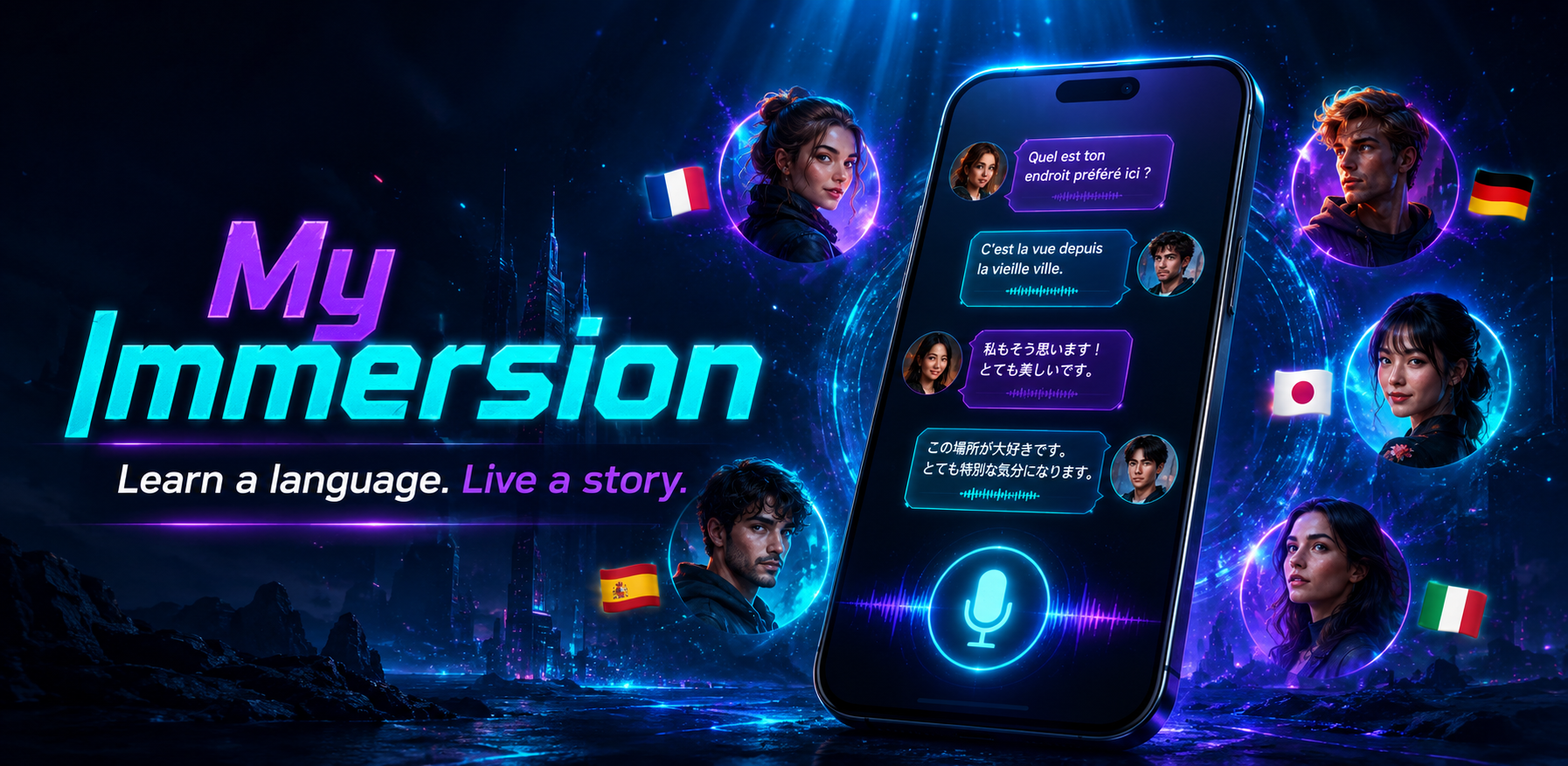 My Immersion! — AI language learning app
