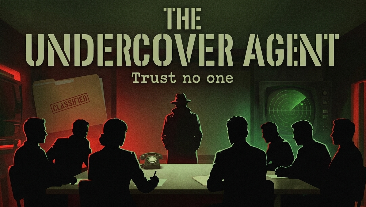 The Undercover Agent — Cold War social deduction game