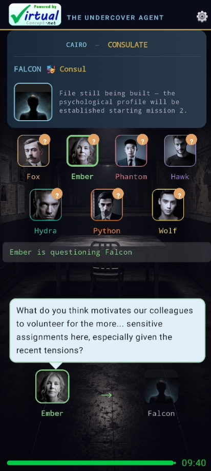 The Undercover Agent — mission briefing