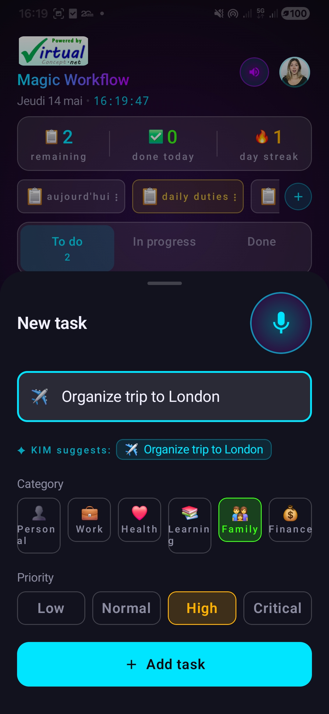 Magik Workflow — workflow app